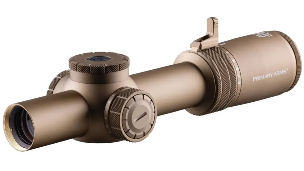 Primary Arms Compact PLx 1-8x24mm Tube Rifle Scope, Second Focal Plane, ACSS Nova-5.56 Reticle, FDE, 610212