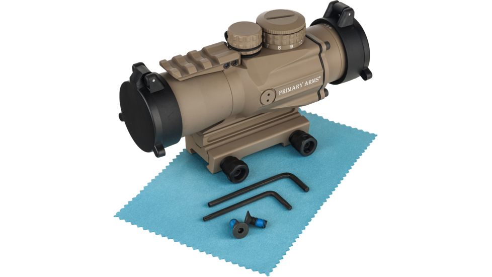 Primary Arms SLx Gen II 3x Compact Prism Scope,Illuminated ACSS 7.62x39 / 300BLK CQB Reticle,Flat Dark Earth, PAC3XAK-GENII-300BO-FDE