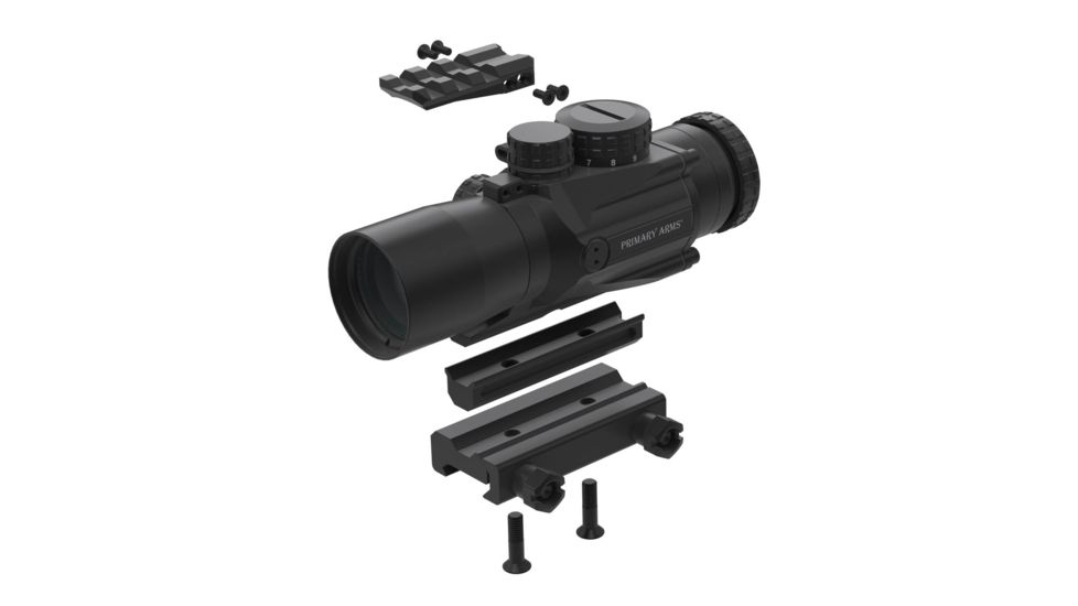 Blemished Demo, Primary Arms SLx Gen II 3x Compact Prism Scope,Illuminated ACSS CQB-M2 5.56 Reticle, Black, PAC3X-GENII-ACSS-5.56