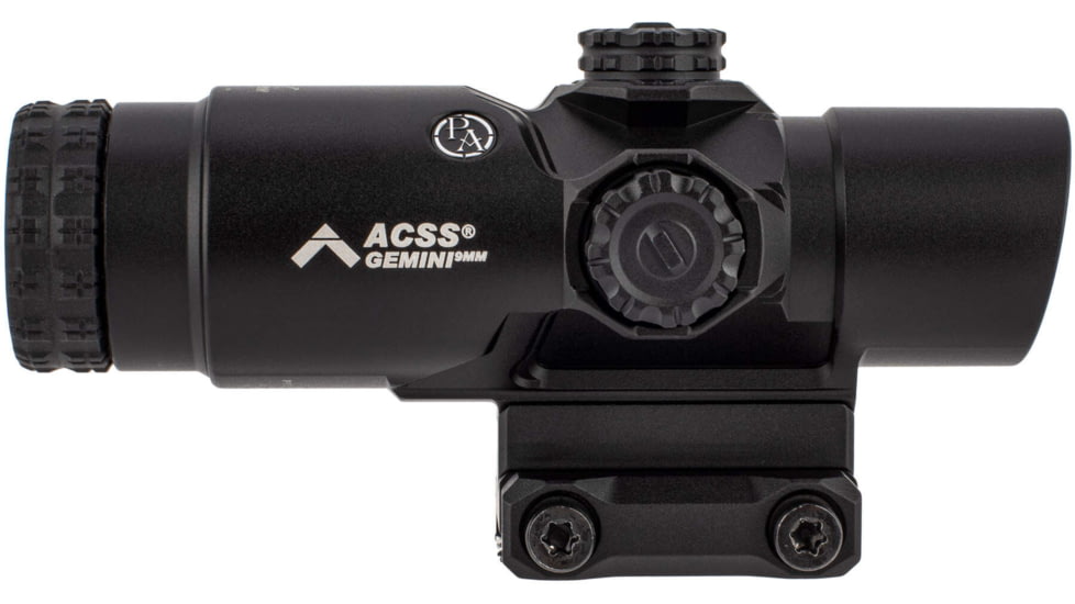 Primary Arms GLX 2x Prism Scope w/ACSS Gemini 9mm Reticle, Black, 710050