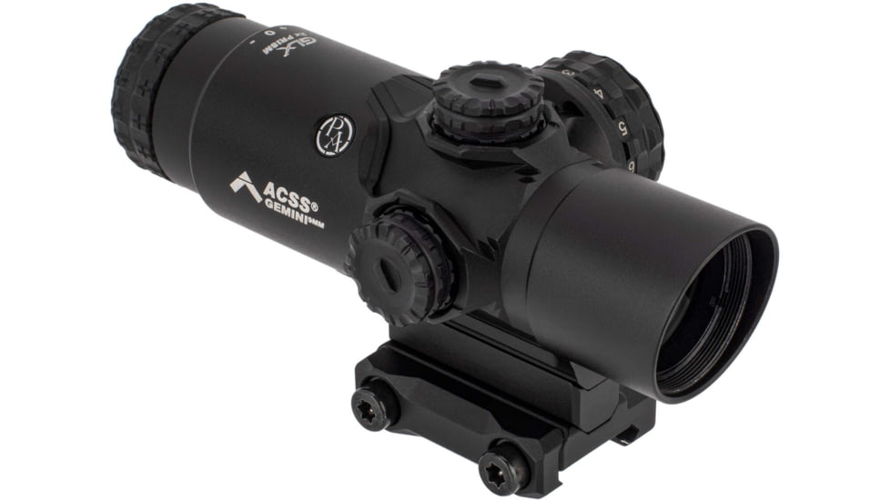 Primary Arms GLX 2x Prism Scope w/ACSS Gemini 9mm Reticle, Black, 710050