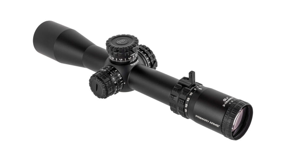 Primary Arms GLx 3-18x44mm Rifle Scope, First Focal Plane, ACSS APOLLO .308/6.5 Grendel, Black, 610166
