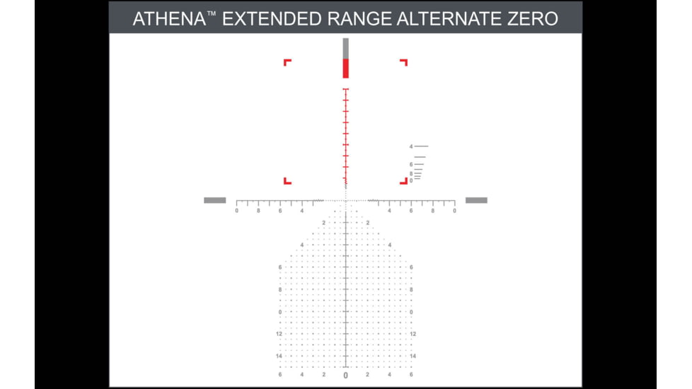 Primary Arms GLx 6-24x50 FFP Rifle Scope, 30mm, Illuminated Athena BPR Mil Reticle, Black, 610133