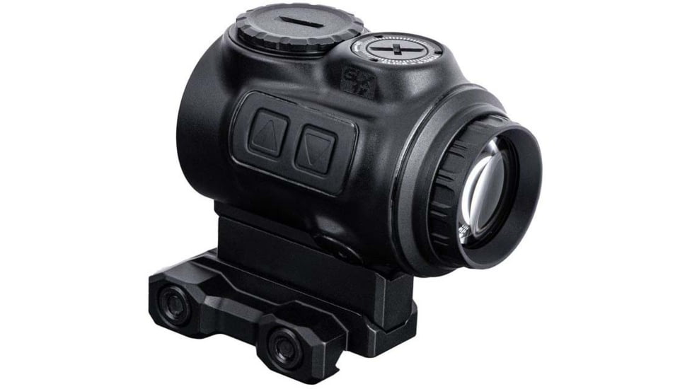 Primary Arms GLx MicroPrism Prismatic Red Dot Sight, 1x, Illuminated Red ACSS Cyclops Gen 3 Reticle, Black, 710071