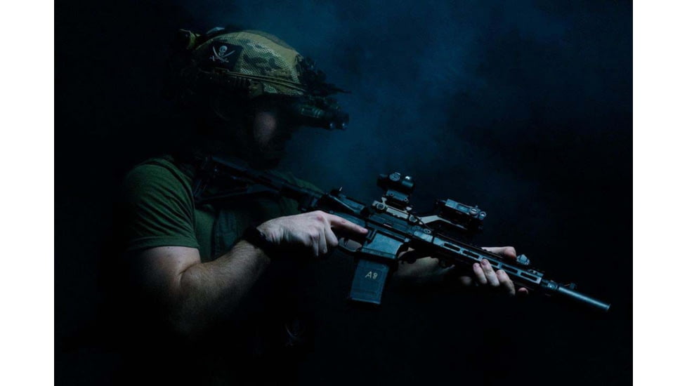 Primary Arms GLx MicroPrism Prismatic Red Dot Sight, 1x, Illuminated Red ACSS Cyclops Gen 3 Reticle, Black, 710071