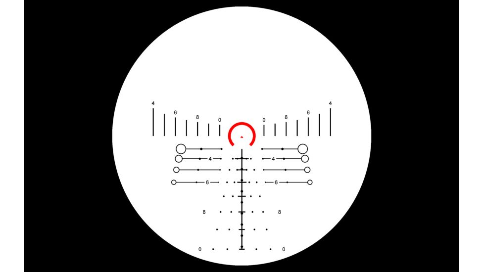 Primary Arms GLx4 6-24x50 FFP Rifle Scope w/ ACSS-HUD-DMR-308 Reticle, Black, 610069