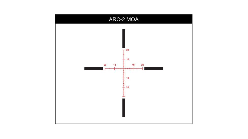Primary Arms GLx4 6-24x50 FFP Rifle Scope w/ ARC-2 MOA Reticle, Black, 610067