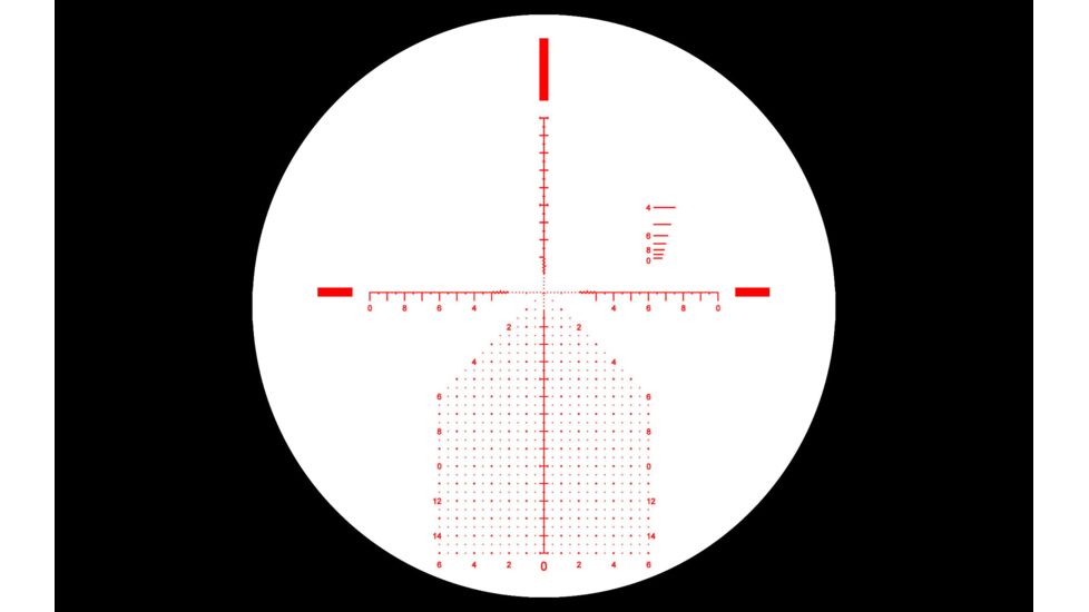 Primary Arms GLx4 6-24x50 FFP Rifle Scope w/ Athena-BPR-MIL Reticle, Black, 610068