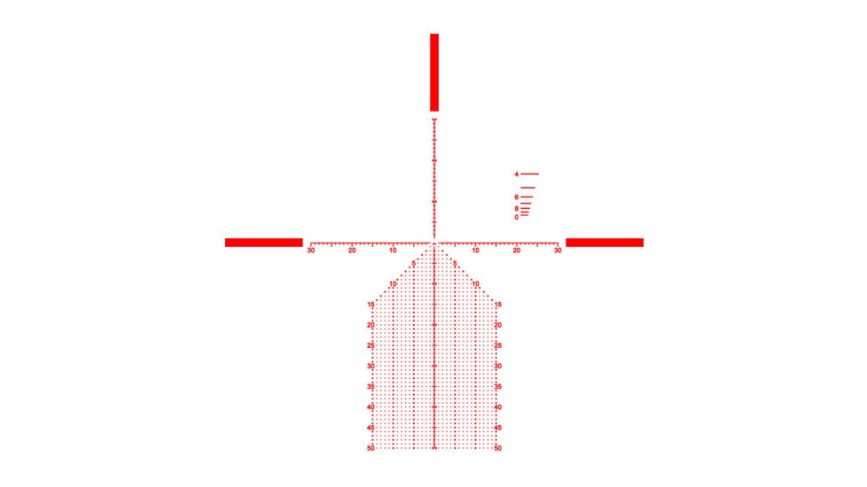 Primary Arms GLx4 6-24x50 FFP Rifle Scope w/ Hera-BPR-MOA Reticle, Black, 610066