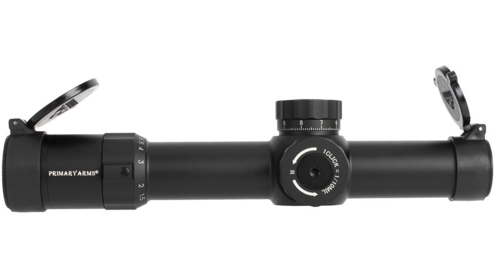 Primary Arms Platinum Series 1-8X24mm FFP Rifle Scope - Illuminated ACSS Griffin MIL Reticle, Black, PAPLX8-1-8X24F-GRIF-MIL