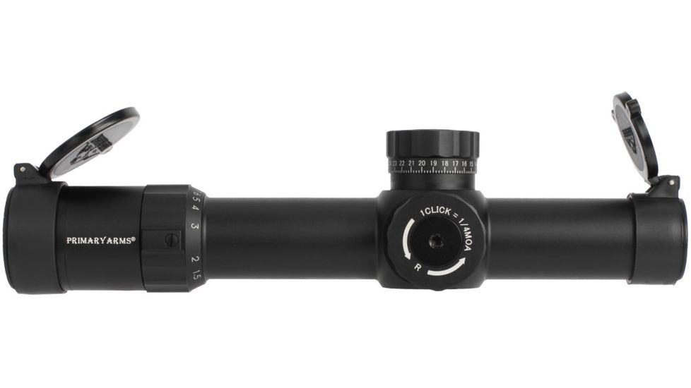 Primary Arms Platinum Series 1-8X24mm FFP Rifle Scope - Illuminated ACSS Griffin MOA Reticle, Black, PAPLX8-1-8X24F-GRIF-MOA