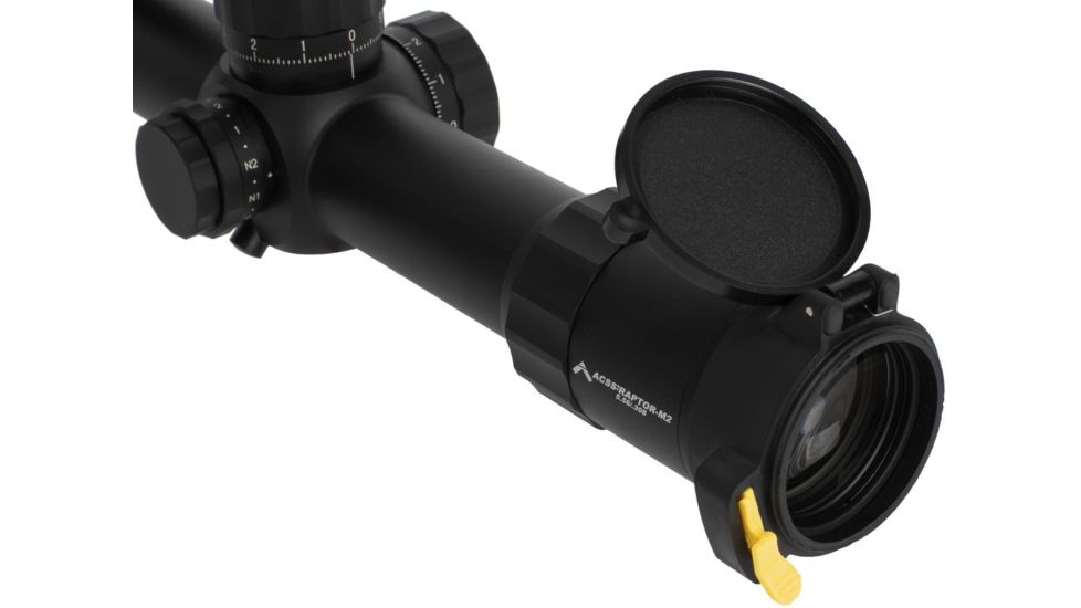 Primary Arms Platinum Series 1-8X24mm FFP Rifle Scope - Illuminated ACSS Raptor M2 5.56 Reticle, Black, PAPLX8-1-8X24F-RAPTOR-5.56