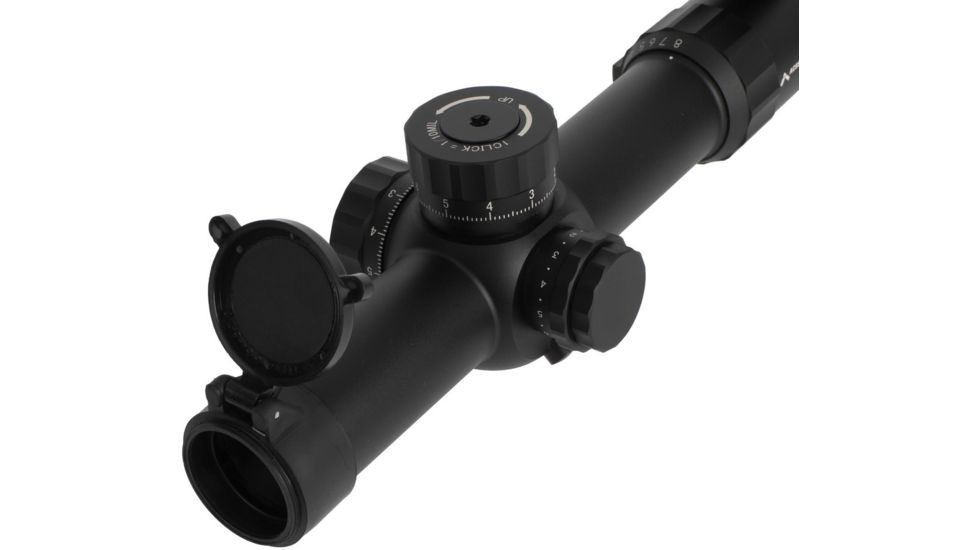 Primary Arms Platinum Series 1-8X24mm FFP Rifle Scope - Illuminated ACSS Raptor M2 5.56 Reticle, Black, PAPLX8-1-8X24F-RAPTOR-5.56