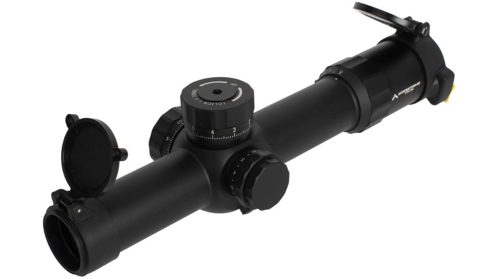Primary Arms Platinum Series 1-8X24mm FFP Rifle Scope - Illuminated ACSS Raptor M2 5.56 Reticle, Black, PAPLX8-1-8X24F-RAPTOR-5.56