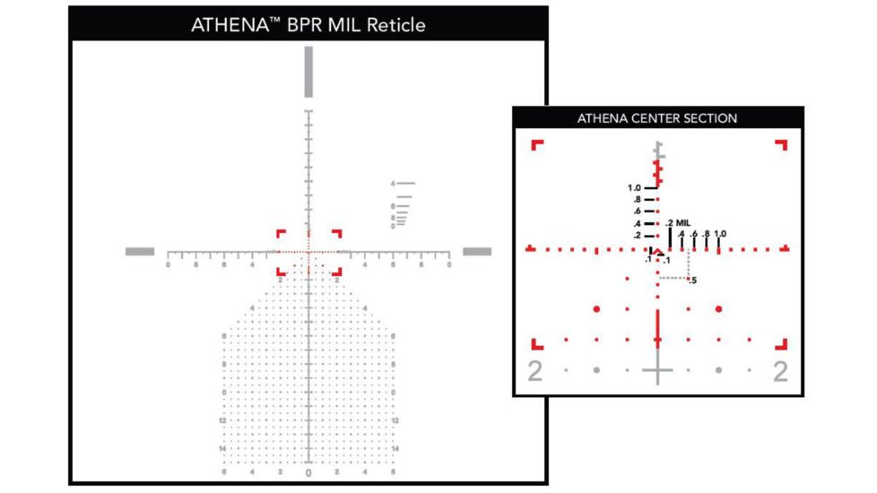 Primary Arms Platinum Series 6-30X56mm FFP Rifle Scope - Illuminated Athena BPR MIL Reticle, Black, PAPLX5-6-30X56F-ATHENA