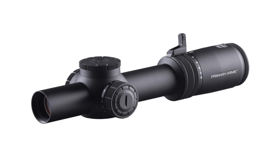 Primary Arms PLx Gen II Compact RDB 1-8x24mm 30mm Tube Rifle Scope, First Focal Plane, ACSS Raptor Yard 5.56/.308 Reticle, Black, 610210