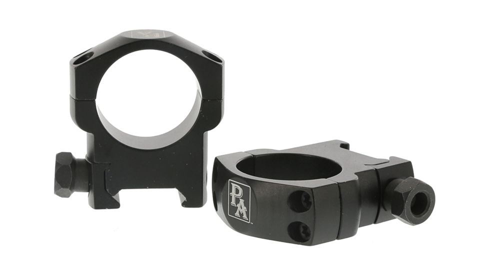 Primary Arms 30MM Deluxe Precision Rifle Rings - Medium Height (Pair), Black