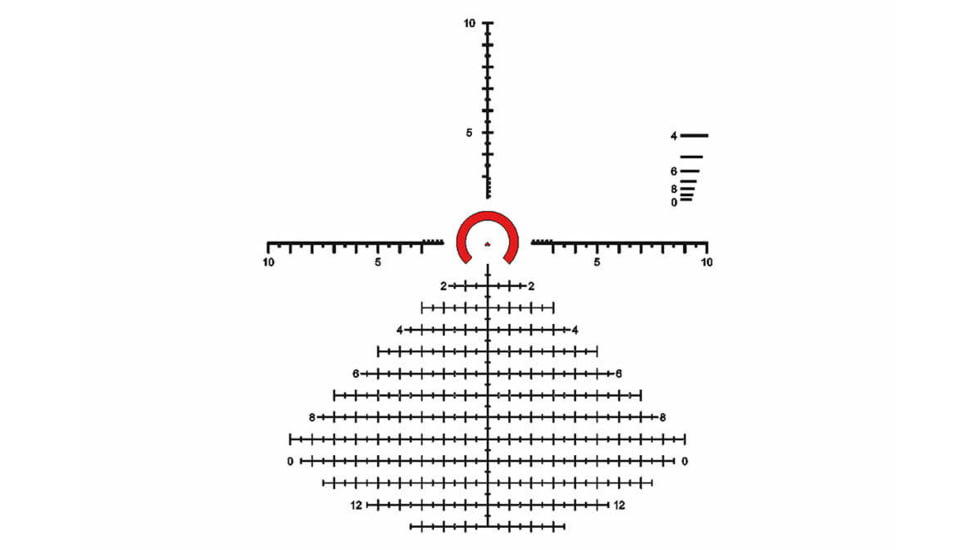 Primary Arms SLx 4-14X44mm FFP ACSS Rifle Scope - ACSS R-Grid Reticle, Black PA4-14XFFP-R-GRID