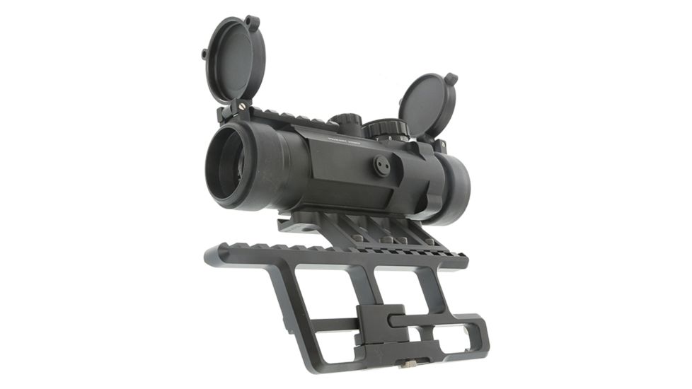 Primary Arms SLx 4X Compact Prism Scope with the Patented 7.62X39/300BO ACSS Reticle, Black PAC4XAK300BO