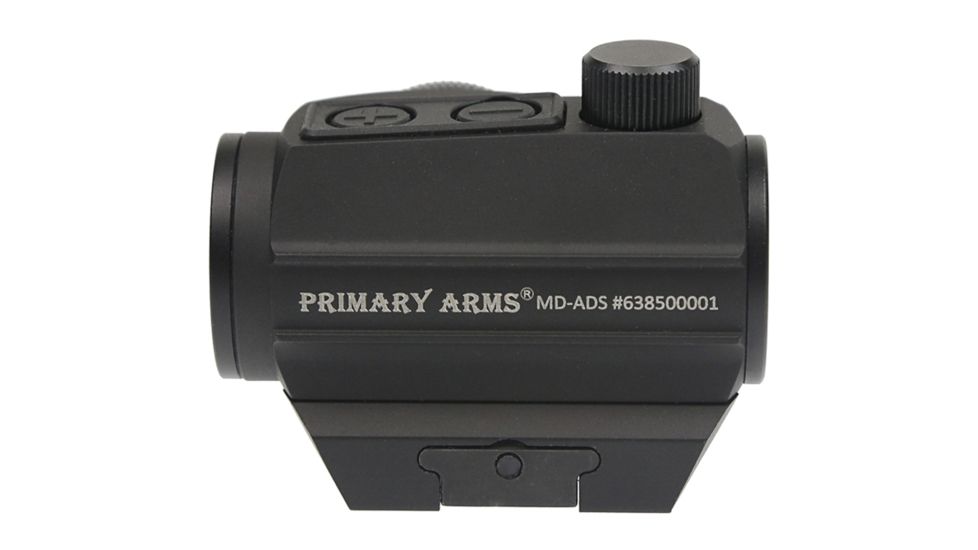 Primary Arms SLx Micro Dot w/ Push Buttons, 50K-Hour Battery Life, Black MD-ADS