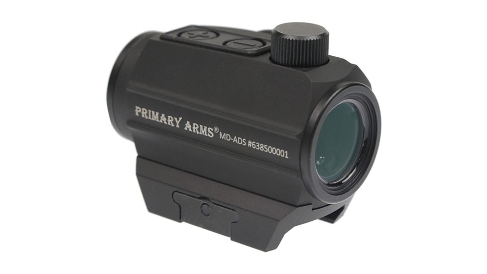 Primary Arms SLx Micro Dot w/ Push Buttons, 50K-Hour Battery Life, Black MD-ADS
