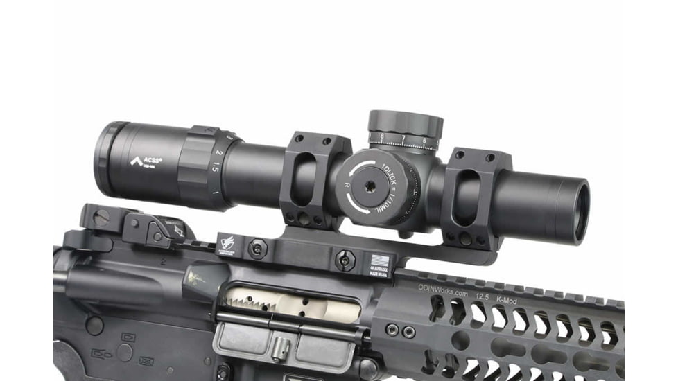 Primary Arms Platinum Series 1-8X24mm Rifle Scope with Advanced Mil Reticle, Black