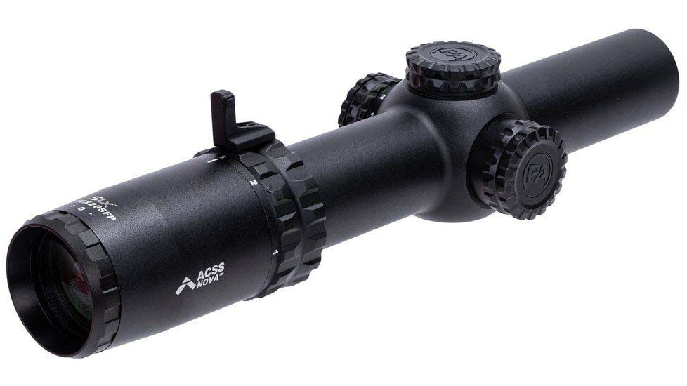 Primary Arms SLx 1-10x28mm 34mm Tube Rifle Scope, Second Focal Plane, Illuminated ACSS Nova Reticle, Black, 610158