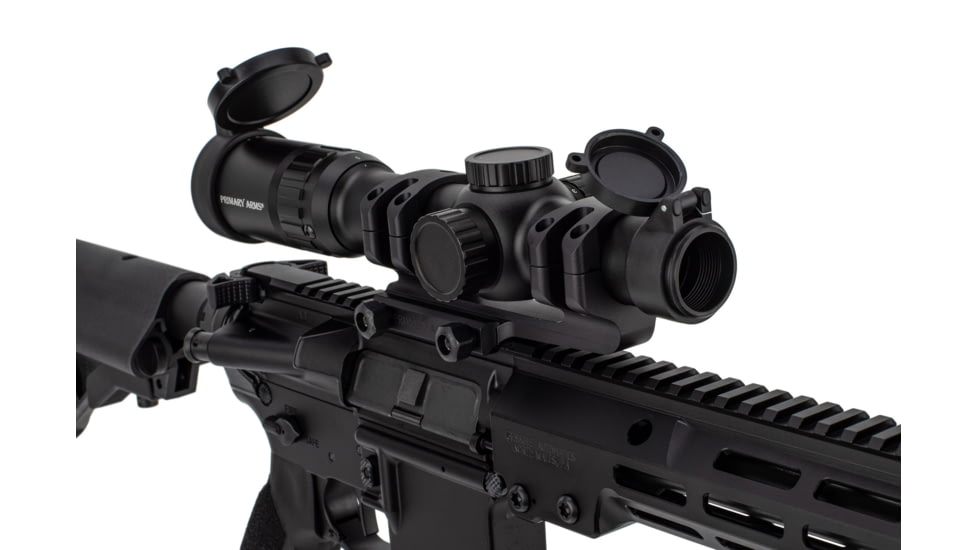Primary Arms SLx 1-5x24mm FFP Rifle Scope, 30mm, Illuminated ACSS-RAPTOR-5.56/.308 Reticle, Black, 610134