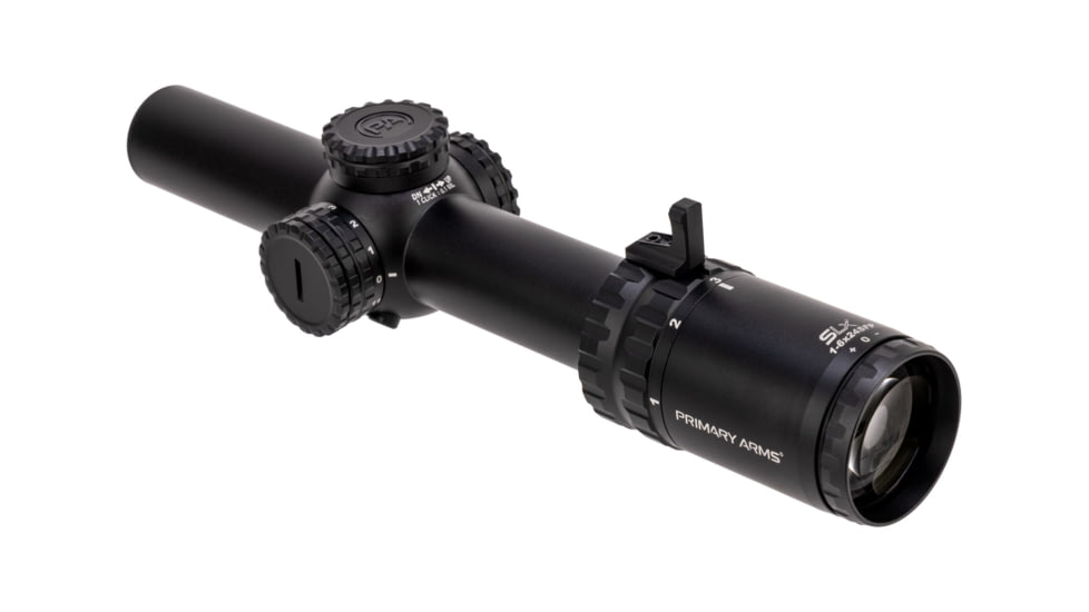 Primary Arms SLx 1-6x24mm 30mm Tube Rifle Scope, Second Focal Plane, ACSS Nova-5.56, Black, 610206
