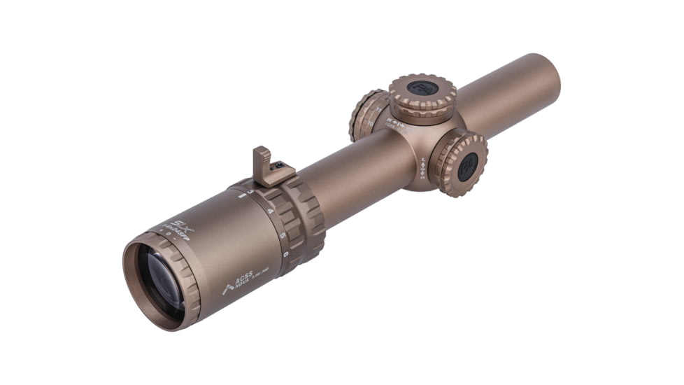 Primary Arms SLx 1-6x24mm 30mm Tube Rifle Scope, Second Focal Plane, ACSS Nova-5.56, FDE, 610208