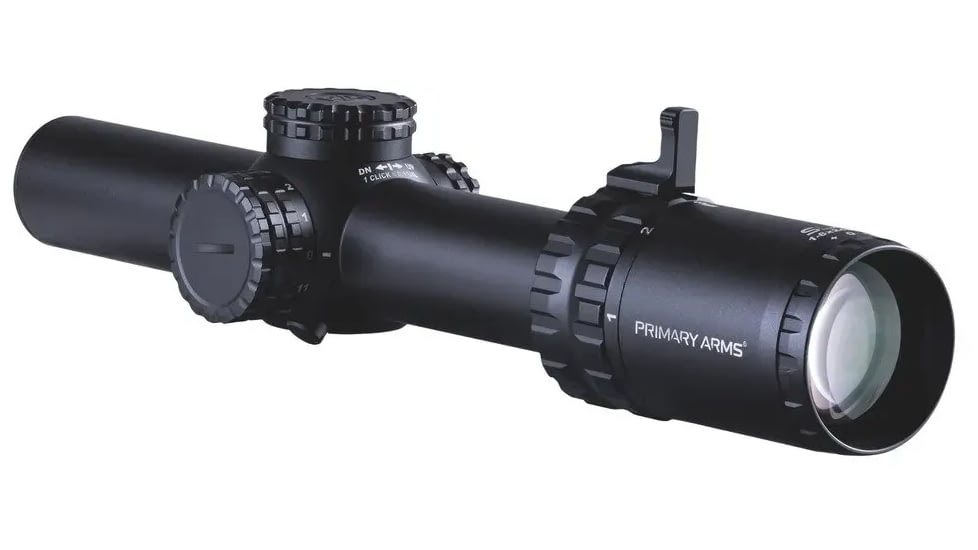 Primary Arms SLx 1-6x24mm Gen IV Tube Rifle Scope, Second Focal Plane, ACSS Nova Fiber Wire Reticle, Black, 610213
