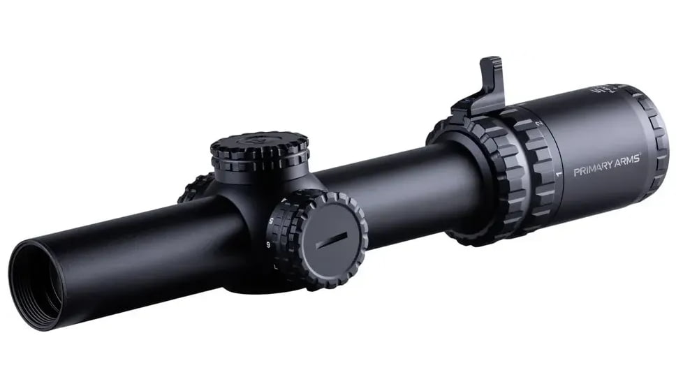 Primary Arms SLx 1-6x24mm Gen IV Tube Rifle Scope, Second Focal Plane, ACSS Nova Fiber Wire Reticle, Black, 610213
