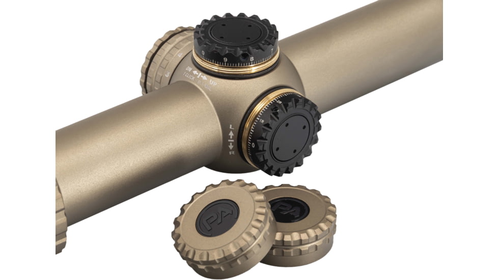 Primary Arms SLx 1-6x24mm Gen IV Tube Rifle Scope, Second Focal Plane, ACSS Nova Fiber Wire Reticle, FDE, 610215