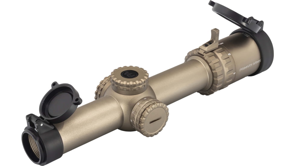 Primary Arms SLx 1-6x24mm Gen IV Tube Rifle Scope, Second Focal Plane, ACSS Nova Fiber Wire Reticle, FDE, 610215