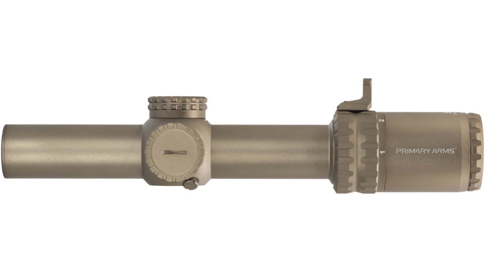 Primary Arms SLx 1-6x24mm Gen IV Tube Rifle Scope, Second Focal Plane, ACSS Nova Fiber Wire Reticle, FDE, 610215