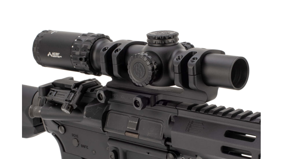 Primary Arms SLX 1-8x24 mm Rifle Scope, Illuminated ACSS-Griffin MIL Reticle, FFP, Black, 610155