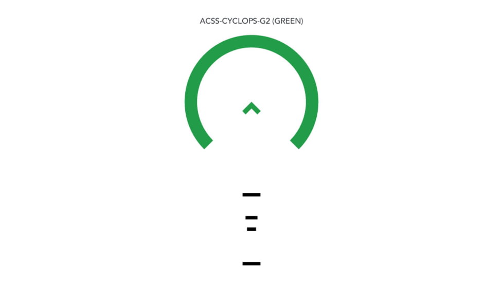 Primary Arms The SLx 1x MicroPrism Red Dot Sight, 1 MOA, Prism Scope, Green Illuminated ACSS Cyclops, Black, 710035
