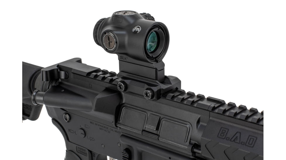 Primary Arms SLX 1x Micro Prism Scope w/Green Illuminated ACSS Gemini 9mm Reticle, Black, 710052