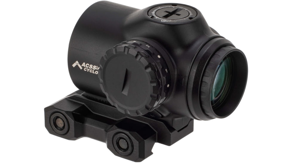 Primary Arms SLX 1X MicroPrism, Red Illuminated ACSS Cyclops Gen II Reticle, Black, 710034