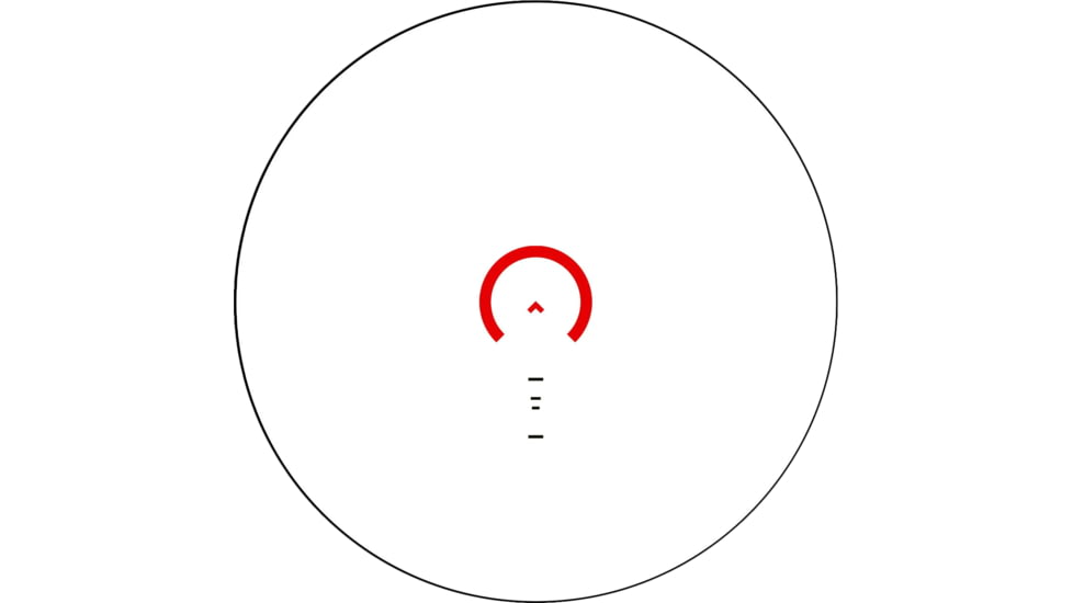 Primary Arms SLX 1X MicroPrism, Red Illuminated ACSS Cyclops Gen II Reticle, Black, 710034