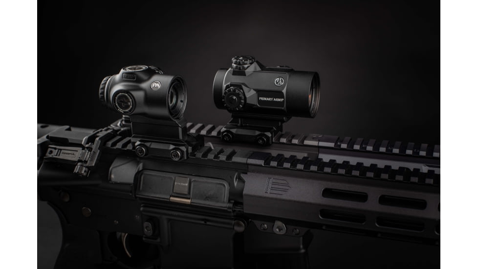 Primary Arms SLX 1X MicroPrism, Red Illuminated ACSS Cyclops Gen II Reticle, Black, 710034