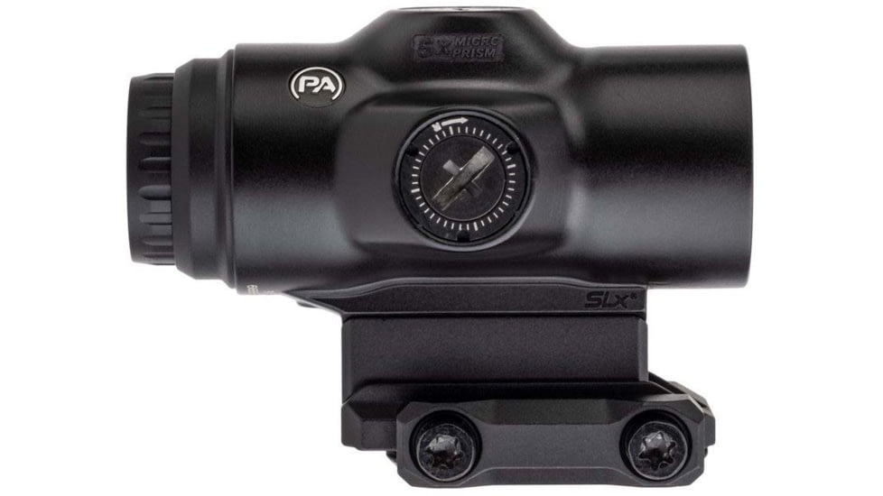 Primary Arms SLx 5X Micro Prism, Red Illuminated ACSS Aurora MIL, Black, 710046