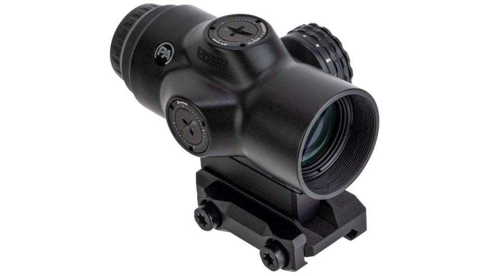 Primary Arms SLx 5X Micro Prism, Red Illuminated ACSS Aurora MIL, Black, 710046