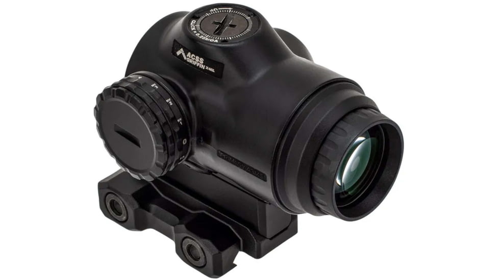 Primary Arms SLx 3X Micro Prism, Red Illuminated ACSS Griffin X MIL, Black, 710059