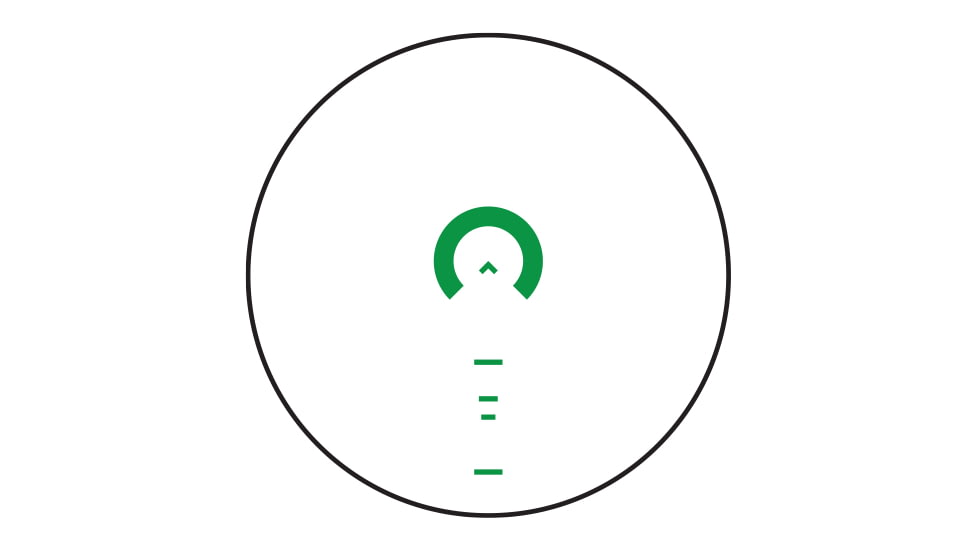 Primary Arms SLx Compact 1x20mm Prism Scope, Green Illuminated ACSS-Cyclops Reticle, Black, 710049