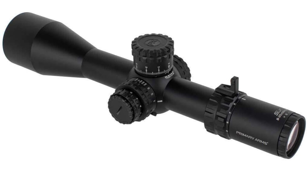 Primary Arms SLx Rifle Scope, 5-25x56mm, 34mm, First Focal Plane, Illuminated ACSS Athena BPR MIL Reticle, Black, 610177