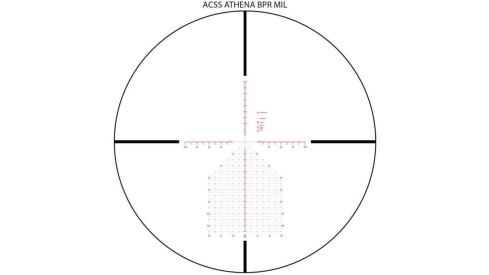 Primary Arms SLx Rifle Scope, 5-25x56mm, 34mm, First Focal Plane, Illuminated ACSS Athena BPR MIL Reticle, Black, 610177