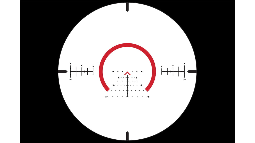 Primary Arms Compact PLx Rifle Scope, 1-8x24mm, 30 mm Tube, First Focal Plane, ACSS Raptor M8 Meter Reticle, Black, 610148