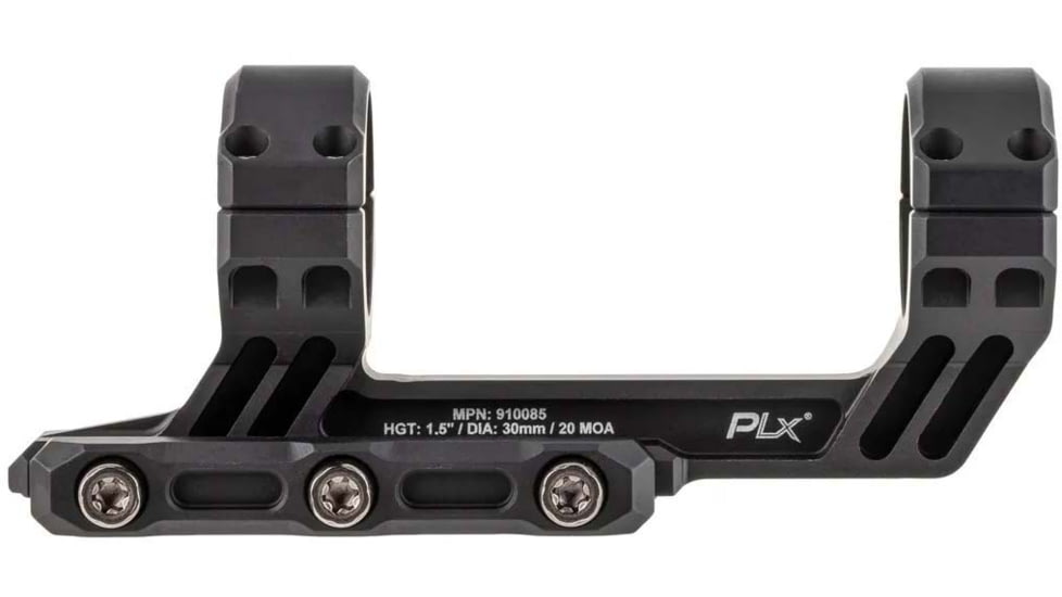Primary Arms The PLx Cantilever Mount, 30mm, 1.5in, 20 MOA Cant, Black, 910085