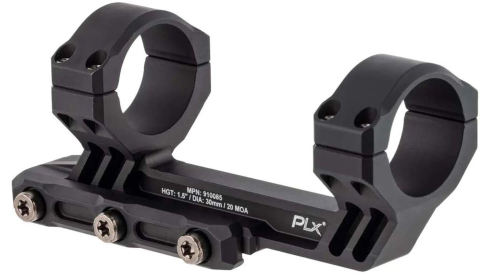 Primary Arms The PLx Cantilever Mount, 30mm, 1.5in, 20 MOA Cant, Black, 910085
